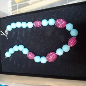 Chunky fashion necklace 18 in